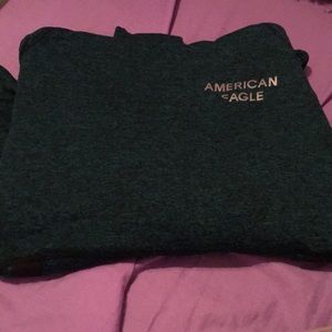 American eagle dark green hoodie